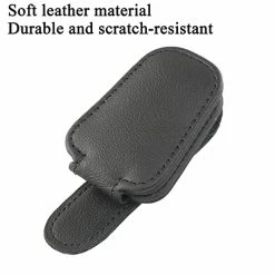 New ???? KIWEN ???? Sunglasses Holders For Car Sun Visor, Magnetic Leather Glasses Eyeglass Hanger Clip For Car, Ticket Card Clip Eyeglasses Mount, Car Visor Accessories(Black) ⭐ -Car Seat Covers shop 41ua4JOOUfL
