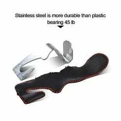 Best reviews of ???? Yicheyiyou Car Hooks Universal Car Vehicle Back Seat Headrest Hanger Holder Hook Microfiber Leather & Stainless Steel For Bag Purse Cloth Drink Grocery (Black) ⭐ -Car Seat Covers shop 41ueiqosWFS