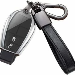 New ???? Tsisun Smart Key Fob Cover Case With Leather Keychain Compatible With 2019-2022 Dodge RAM 1500 2500 3500 4500 3/4/5/6 Button Protector Interior Accessories(Red) Model A Red ???? -Car Seat Covers shop 41usZ9nmkiL. AC