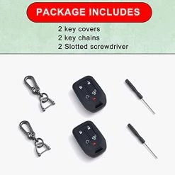 Budget ???? 2PCS Smart Key Fob Case Cover Compatible With 2019 2020 2021 2022 Chevrolet Chevy Silverado And GMC Sierra 1500 2500HD 3500HD Accessories Silicone Black Remote Key Chain Protector (5 Button) (black+blue)with White Botton ✔️ 13 Budget ???? 2PCS Smart Key Fob Case Cover Compatible With 2019 2020 2021 2022 Chevrolet Chevy Silverado And GMC Sierra 1500 2500HD 3500HD Accessories Silicone Black Remote Key Chain Protector (5 Button) (black+blue)with White Botton ✔️ -Car Seat Covers shop 41vHf0yv4ES