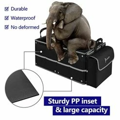 Budget ???? Collapsible Trunk Organizer For Car With Insulated Leak Proof Cooler Bag, 3 Compartments SUV Cargo Organizer Removable Dividers, 5 In1 Car Storage Organizer with Foldable Lid,2 Tie-Down Straps(Black) ???? -Car Seat Covers shop 41vXRV8Kq8L