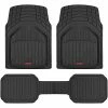 Outlet ???? 943-BK FlexTough Defender Car Floor Mats -Next Generation Deep Dish Heavy Duty Contour Liners For Car SUV Truck & Van-All Weather Protection, Trim To Fit Most Vehicles Beig ???? -Car Seat Covers shop 41vnGSteXUL