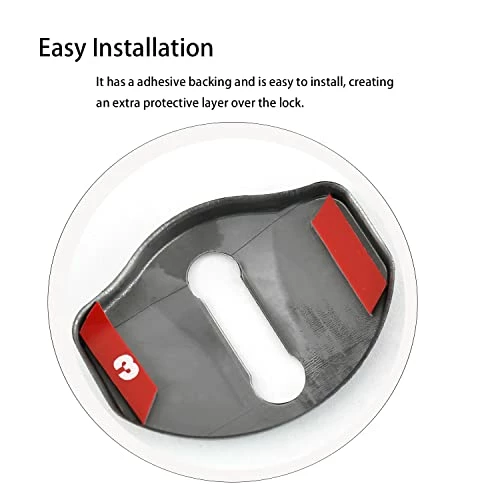 Cheapest ✔️ 4PCS Door Stopper Covers Compatible With Tesla Model 3/Y Stainless Steel Car Door Lock Cover Door Guard Lock For Tesla Accessories ???? 4 Cheapest ✔️ 4PCS Door Stopper Covers Compatible With Tesla Model 3/Y Stainless Steel Car Door Lock Cover Door Guard Lock For Tesla Accessories ???? - Image 2