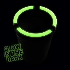 Budget ???? Glow In The Dark Cup-Style Self-Extinguishing Cigarette Ashtray -Butt Bucket -Portable Ashtray Black (2pack Jumbo) ???? -Car Seat Covers shop 41wk0T12XrL