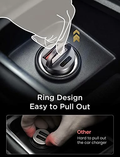 Budget ⭐ USB C Car Charger, Dual 36W Super Fast USB C Car Charger Fast Charging, Compact Cigarette Lighter USB Car Charger, PD36W & QC3.0 Compatible With IPhone 14 13 12 Pro Max, Samsung S22, IPad Pro Black ???? 7 Budget ⭐ USB C Car Charger, Dual 36W Super Fast USB C Car Charger Fast Charging, Compact Cigarette Lighter USB Car Charger, PD36W & QC3.0 Compatible With IPhone 14 13 12 Pro Max, Samsung S22, IPad Pro Black ???? - Image 5