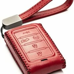 Coupon ???? Vitodeco Genuine Leather Smart Key Fob Case Compatible With Jeep Wagoneer, Jeep Grand Wagoneer, Jeep Grand Cherokee 2022 (5-Button, Black) ???? -Car Seat Covers shop 41x53b7x8OL. AC