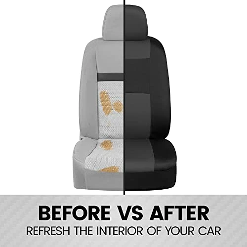 Cheapest ???? PolyPro Car Seat Covers Full Set In Charcoal On Black – Front And Rear Split Bench Car Seat Cover, Easy To Install, Interior Covers For Auto Truck Van SUV Solid Gray ✨ 5 Cheapest ???? PolyPro Car Seat Covers Full Set In Charcoal On Black – Front And Rear Split Bench Car Seat Cover, Easy To Install, Interior Covers For Auto Truck Van SUV Solid Gray ✨ - Image 4