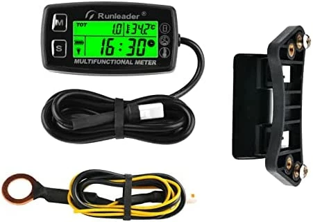 New ???? Digital Tach Hour Meter,Engine Temperature Gauge,Alert RPM & Temp,Backlights Display For Lawn Tractor Compressor Generator Snowmobile Marine Jet Ski Pit Bik ???? 12 New ???? Digital Tach Hour Meter,Engine Temperature Gauge,Alert RPM & Temp,Backlights Display For Lawn Tractor Compressor Generator Snowmobile Marine Jet Ski Pit Bik ???? - Image 10