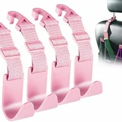 Cheap ???? Adjustable Car Seat Headrest Hook, Flymic Universal Car Storage Headrest Hanger Holder Hooks Organizer, Vehicle Strong And Durable Backseat Hanger Interior Accessories For ???? Handbag Purse ???? Coat 4 Pack Black ???? -Car Seat Covers shop 41y jXhQsCL. AC