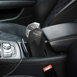 Best Sale ???? Car Trash Can With Lid, New Car Dustbin Diamond Design, Leakproof Vehicle Trash Bin, Mini Garbage Bin For Automotive Car, Home, Office, Kitchen, Bedroom, 1PCS (Black) ???? -Car Seat Covers shop 41y5tSg2M9L