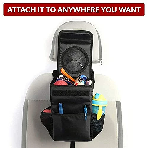 Top 10 ???? Car Trash Can With Lid And Storage Pockets - Waterproof Car Trash Bag Hanging, 100% Leak-Proof Automotive Garbage Can, Multipurpose Car Trash Bin ???? 7 Top 10 ???? Car Trash Can With Lid And Storage Pockets - Waterproof Car Trash Bag Hanging, 100% Leak-Proof Automotive Garbage Can, Multipurpose Car Trash Bin ???? - Image 5