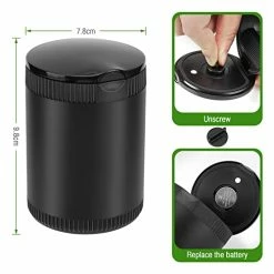 Outlet ???? Ashtray Portable Car Ashtray, Globalstore Smokeless Ashtray With Lid, Mini Car Trash Can Cigar Ashtray With LED Light Cylinder Cup Holder Ashtray For Car Cute Ashtray Windproof For Outdoor Travel Home Sliv ✔️ -Car Seat Covers shop 41zBhhADzpL