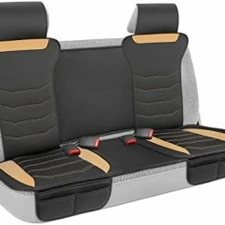 Top 10 ???? LuxeFit Gray Faux Leather Car Seat Covers For Front Seats (2 Pack), Premium Two-Tone Seat Covers For Cars Trucks SUV, Fits 95% Of Vehicles, Easy To Install With Built-in Storage Pockets ???? -Car Seat Covers shop 41zEn085qkL. AC