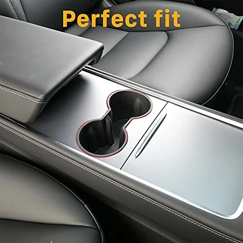 Outlet ???? Cup Holder For Tesla Model 3/Y 2021 2022 2023 Center Console Accessories Slot Slip Limit Clip Water Cup Hoder Insert ???? 4 Outlet ???? Cup Holder For Tesla Model 3/Y 2021 2022 2023 Center Console Accessories Slot Slip Limit Clip Water Cup Hoder Insert ???? - Image 2