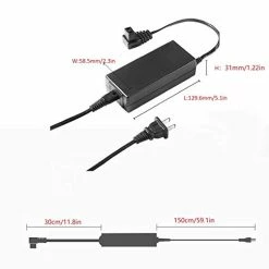 Cheap ???? AC Power Cord Power Adapter For Car Refrigerator Car Fridge Freezer Parts Compatible With Apicool, COSTWY, AR, ICEO, Rockpals, JoyTus Portable Car Refrigerator ❤️ -Car Seat Covers shop 41zbmhQ5XAL