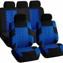 Cheapest ✨ Car Seat Covers Full Set Gray Premium Cloth - Universal Fit, Automotive Seat Cover, Low Back Front Seat Covers, Airbag Compatible, Split Bench Rear Seat, Washable Seat Cover For SUV, Sedan Red Full Set ???? -Car Seat Covers shop 41zzVpi0zyL. AC