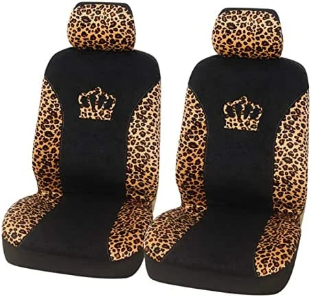 Hot Sale ???? Leopard Car Seat Covers Full Set With Steering Wheel Cover 2 Seat Belt Pads, Cheetah Print Seat Covers For Cars For ???? Women,Airbag Compatible,Universal Fits For Cars,SUV,Truck ???? 10 Hot Sale ???? Leopard Car Seat Covers Full Set With Steering Wheel Cover 2 Seat Belt Pads, Cheetah Print Seat Covers For Cars For ???? Women,Airbag Compatible,Universal Fits For Cars,SUV,Truck ???? - Image 8