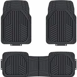 New ???? 3-Piece All-Weather Protection Heavy Duty Rubber Floor Mats For Cars, SUVs, And Trucks,Black, Trim To Fit ✨ 23 New ???? 3-Piece All-Weather Protection Heavy Duty Rubber Floor Mats For Cars, SUVs, And Trucks,Black, Trim To Fit ✨ -Car Seat Covers shop 510 0Za 9QL. AC
