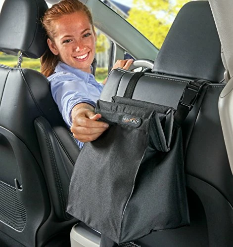 Deals ???? TrashStash Hanging Car Trash Bag With Leakproof Lining And Spring Frame Closure Black ✨ 4 Deals ???? TrashStash Hanging Car Trash Bag With Leakproof Lining And Spring Frame Closure Black ✨ - Image 2