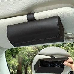 Hot Sale ???? Accmor ???? Sunglasses Holder For Car Sun Visor, Universal Auto Eyeglasses Organizer Box, Vehicle Visor Accessories Glasses Protective Storage Case With Hidden Magnetic Closure For ???? Woman Man Grey ???? -Car Seat Covers shop 5113yOkyN7S. AC