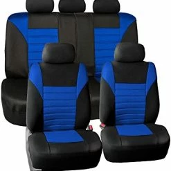 Buy ???? Car Seat Covers Full Set Black 3D Air Mesh - Universal Fit, Automotive Seat Covers, Low Back Seat Cover, Airbag Compatible, Split Bench Rear Seat, Washable Car Seat Cover For SUV, Sedan Red Full Set ???? -Car Seat Covers shop 5117pU wPL. AC