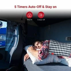 Deals ???? Mini Car Electric Blanket, 20 X 24inch Comfytemp 12V 24V Electric Travel Throw With 4 Heat Levels, 5 Auto-Off & Stay On, Memory Function For Cars, Trucks And RV, Winter Travel - Machine Washabl ???? -Car Seat Covers shop 511dt85wDJL