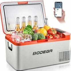 Coupon ???? 【Upgraded】BODEGA 12 Volt Refrigerator, RV Refrigerator WIFI APP Control , 45L(1.6cu.ft) RV Fridge And Freezer, 12 Volt Car Refrigerator With Lock, (-4℉-46℉) Travel Refrigerator Fridge For Truck, RV, Camping, Travel - 12/24V DC ???? -Car Seat Covers shop 5126WhKPbSL. AC