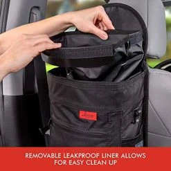 Best reviews of ???? Car Trash Can With Lid And Removeable Liner, Hanging Car Trash Bag With Hooks, Waterproof Fabric Car Garbage Bin, Automotive Travel, Trashcan Car Accessories, For Truck Van And SUV (Tan) ???? -Car Seat Covers shop 512iJaX2vqL