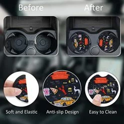 Cheap ???? 12PCS Friends Car Accessories Set,Friends TV Show Merchandise, Friends Car Seat Cover,Friends Steering Wheel Cover,Car Armrest Cover,Car Coaster,Friend Keychain,Universal For Auto Truck Van SUV ⭐ -Car Seat Covers shop 5136g1cAeyL