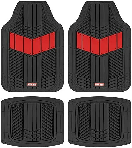 Promo ???? DualFlex Two-Tone Sport Design All-Weather Rubber Floor Mats For Car, Truck, Van & SUV - Waterproof Front & Rear Liners With Drainage Channels Blu ???? 12 Promo ???? DualFlex Two-Tone Sport Design All-Weather Rubber Floor Mats For Car, Truck, Van & SUV - Waterproof Front & Rear Liners With Drainage Channels Blu ???? - Image 10