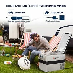 Deals ✨ Uhomy 12 Volt Refrigerator, 45Liter(48qt) Car Refrigerator, RV Refrigerator With 12/24V DC And 110-240V AC, Freezer Fridge Cooler, For Car, RV, Camping And Home Use ???? -Car Seat Covers shop 513FCxq06VS