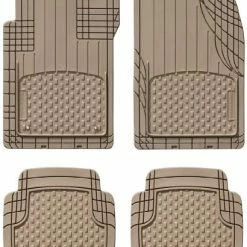 Top 10 ???? Universal Trim To Fit All Weather Floor Mats For Car, SUV, Automotive Vehicle - 4-Piece Set Black ???? -Car Seat Covers shop 513Zz3f5ZmL. AC