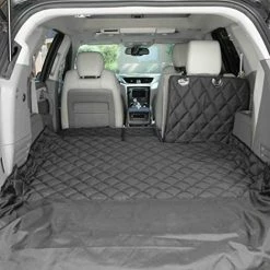 Flash Sale ???? SUV Cargo Liner For Fold Down Seats - Heavy Duty - 60/40 Split And Armrest Pass-Through Compatible - USA Based Company (Large, Black) ???? -Car Seat Covers shop 513srrwDTnL. AC