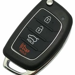 Budget ❤️ Replacement Key Fob Case Fit For Hyundai Sonata Santa Fe Flip Key Remote Control Key Fob Shell ⌛