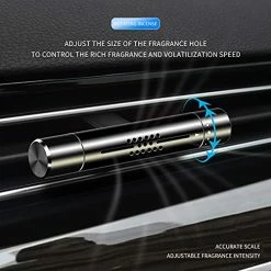 Budget ⌛ Car Air Fresheners Scents Diffuser Vent Clips Perfume Essential Oil Sticks Fro ???? Women Men Automotive Fragrance Decoration Accessories(Black) ???? -Car Seat Covers shop 514IkBXR7nL