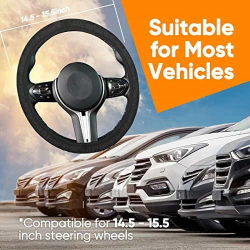 Best reviews of ✨ Heated-Car-Steering-Wheel-Cover-12V Ultra-Comfortable-Steering-Wheel-Heated-Protect-Cover Standard-14.5-15.5-inches-Outer--Diameter Premium-Quality-and-Warm Original ???? 5 Best reviews of ✨ Heated-Car-Steering-Wheel-Cover-12V Ultra-Comfortable-Steering-Wheel-Heated-Protect-Cover Standard-14.5-15.5-inches-Outer--Diameter Premium-Quality-and-Warm Original ???? - Image 3