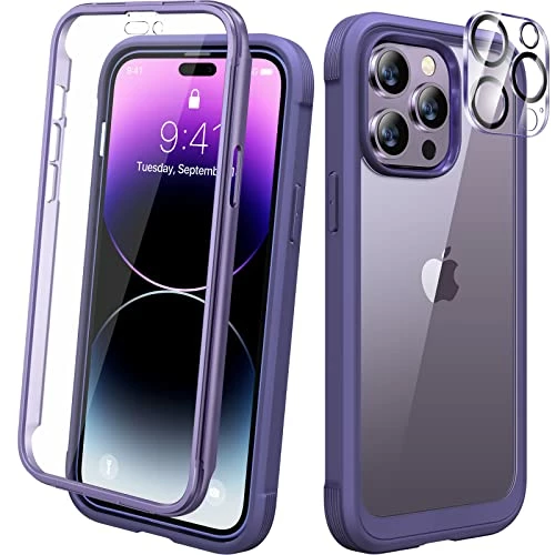 Coupon ???? Designed For IPhone 14 Pro Max Case 6.7’’, Full Body Rugged Case W/Built-in Touch Sensitive Anti-Scratch Screen Protector+2 Pack Camera Lens Protector, Bumper Case (Royal Purple) ???? 2 Coupon ???? Designed For IPhone 14 Pro Max Case 6.7’’, Full Body Rugged Case W/Built-in Touch Sensitive Anti-Scratch Screen Protector+2 Pack Camera Lens Protector, Bumper Case (Royal Purple) ????