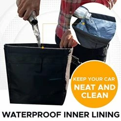 Outlet ???? Car Trash Bag (2022 Updated) | Waterproof Garbage Can For Car | Easy Mountable And Foldable Hanging Trash Can | Multipurpose Portable Trash Bin Car Accessories ???? -Car Seat Covers shop 515J6w6chxL