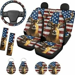 Flash Sale ???? Mushroom Car Seat Covers Full Set Split Bench Butterfly Leaves Floral Girly Print Front Back Seat Cover,Steering Wheel Cover,Seat Belt Cover,Cup Holder Coasters,Auto Keychains,Green Butterfly Mushroom Leaves Green ???? -Car Seat Covers shop 516OCUf3IHL. AC