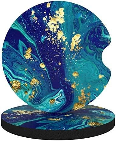 Top 10 ✔️ Car Cup Holder Coasters, 2 Pack Universal Auto Anti Slip Insert Coaster, Rubber Car Coasters With A Finger Notch, Cute Car Assecories For ???? Women Men, Cup Mat For Most Car Interior (Desert Leaf) ❤️ 16 Top 10 ✔️ Car Cup Holder Coasters, 2 Pack Universal Auto Anti Slip Insert Coaster, Rubber Car Coasters With A Finger Notch, Cute Car Assecories For ???? Women Men, Cup Mat For Most Car Interior (Desert Leaf) ❤️ - Image 14