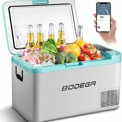 Coupon ???? 【Upgraded】BODEGA 12 Volt Refrigerator, RV Refrigerator WIFI APP Control , 45L(1.6cu.ft) RV Fridge And Freezer, 12 Volt Car Refrigerator With Lock, (-4℉-46℉) Travel Refrigerator Fridge For Truck, RV, Camping, Travel - 12/24V DC ???? -Car Seat Covers shop 516aCnHjEWL. AC