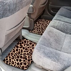 Budget ⌛ 19 Pieces Leopard Seat Covers Leopard Steering Wheel Cover Leopard Print Car Accessories Car Floor Mats Seat Belt Pads Car Cup Mats Armrest Pad For Car Decoration And Protection (Leopard) ???? -Car Seat Covers shop 516qMI9I4JL