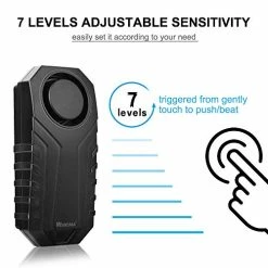 Promo ???? Wsdcam 113dB Bike Alarm Wireless Vibration Motion Sensor Waterproof Motorcycle Alarm With Remote ???? -Car Seat Covers shop 517DGPXa3DL