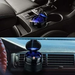 Budget ???? Car Ashtray With Lid Easy Clean Up Detachable Auto Ashtray LED For Most Car/ Air Vent Cup Holder Home Office ???? 12 Budget ???? Car Ashtray With Lid Easy Clean Up Detachable Auto Ashtray LED For Most Car/ Air Vent Cup Holder Home Office ???? -Car Seat Covers shop 517TZsALp9L