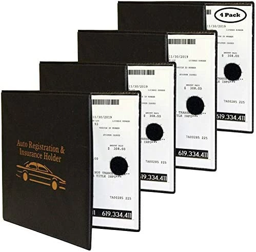 Flash Sale ???? Auto Registration Insurance & ID Card Holder - 4 PACK - Perfect For Any Car, Truck, Motorcycle, Trailer Or Boat - Strong Velcro Closure, Men & ???? Women ???? 6 Flash Sale ???? Auto Registration Insurance & ID Card Holder - 4 PACK - Perfect For Any Car, Truck, Motorcycle, Trailer Or Boat - Strong Velcro Closure, Men & ???? Women ???? - Image 4