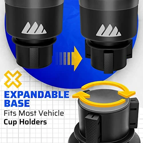 Brand new ✔️ Ntegral Hydro Expander - Car Cup Holder Expander Organizer With Adjustable Base - Rubber Tabs Hold Most 32 - 40 Oz Bottles And Large Cups ⭐ 5 Brand new ✔️ Ntegral Hydro Expander - Car Cup Holder Expander Organizer With Adjustable Base - Rubber Tabs Hold Most 32 - 40 Oz Bottles And Large Cups ⭐ - Image 3
