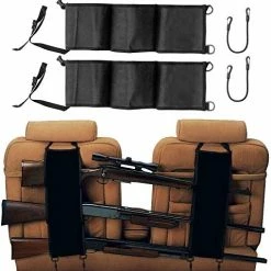 Brand new ???? MACHSWON Front Seat Storage Gun Sling Bag Car Seat Back Shotgun Rifle Rack Case Hunting Gun Holsters Pistols Organizer With Pockets Black ⭐ -Car Seat Covers shop 518hoCskWWL. AC