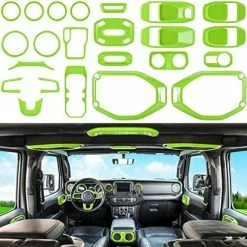 Discount ???? 23PCS Full Set Interior Decoration Trim Kit For Jeep Wrangler JL JLU Gladiator JT 2018-2022 Steering Wheel Door Handle Air Conditioning Vent Cup Holder Reading Light Headlight Switch Gear Cover (Blue) ???? 24 Discount ???? 23PCS Full Set Interior Decoration Trim Kit For Jeep Wrangler JL JLU Gladiator JT 2018-2022 Steering Wheel Door Handle Air Conditioning Vent Cup Holder Reading Light Headlight Switch Gear Cover (Blue) ???? -Car Seat Covers shop 518nrkl7EL. AC