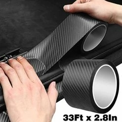 Brand new ⌛ Anti-Scratch Anti-Collision Adhesive Strip Car Door Edge Guard Protector Strip Car Door Scuff Plate Protectors Transparent Invisible Tape For Rear Bumper/Door(33Ft X 2In) ???? -Car Seat Covers shop 5190Beyv4OL. AC