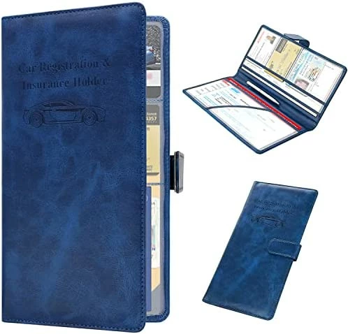 Cheapest ???? Car Registration And Insurance Holder, Leather Glove Box Organizer Cool Car Accessories, Car Document Holder For Cards, Driver's License And Essential Document, Black Glitte ???? 10 Cheapest ???? Car Registration And Insurance Holder, Leather Glove Box Organizer Cool Car Accessories, Car Document Holder For Cards, Driver's License And Essential Document, Black Glitte ???? - Image 8